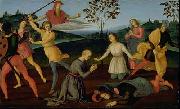 Raphael Jerome Punishing the Heretic Sabinian France oil painting artist