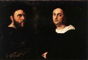 Raphael Portrait of Andrea Navagero and Agostino Beazzano painting