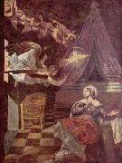 Tintoretto Verkundigung France oil painting artist