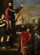 Titian Alfonso Avalos Addressing his Troops France oil painting artist