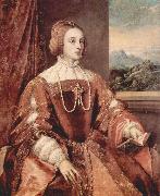 Titian Portrait of Isabella of Portugal France oil painting artist