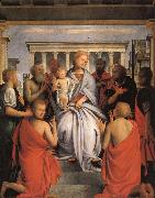 BRAMANTINO Madonna and Child with Eight Saints oil