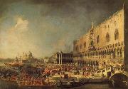 Canaletto The Reception of the French Ambassador in Venice oil painting picture wholesale