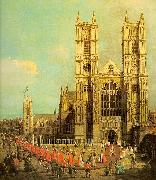 Canaletto London- Westminster Abbey with a Procession of the Knights of the Bath France oil painting artist