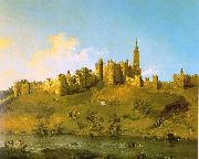Canaletto Alnwick Castle at Northumberland oil painting picture wholesale