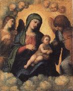 Correggio Madonna and Child in Glory with Angels oil