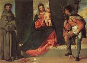 Giorgione Madonna and Child with SS.ANTHONY AND rOCK France oil painting artist