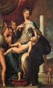 PARMIGIANINO Madonna of the Long Neck oil