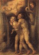 Pontormo The Fall of Adam and Eve France oil painting artist