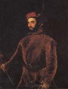 Titian Portrait of Ippolito de'Medici in a Hungarian Costume France oil painting artist