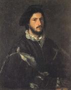 Titian Portrait of a Gentleman France oil painting artist