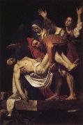 Caravaggio Entombment of Christ France oil painting artist