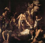 Caravaggio Martyrdom of St.Matthew France oil painting artist