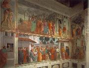 MASACCIO Frescoes in the Cappella Brancacci oil