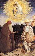 PISANELLO The Virgin and Child with St. George and St. Anthony the Abbot France oil painting artist