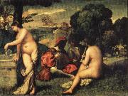 Titian Concert France oil painting artist