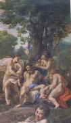 Correggio Allegory of the Vices (mk05) oil