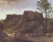 Domenichino Landscape with Hercules and Achelous (mk05) France oil painting artist