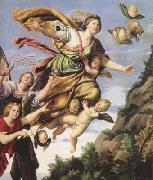 Domenichino The Assumption of Mary Magdalen into Heaven (mk08) France oil painting artist