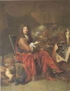 Largillierre Charles Le Brun Painter to the King (mk05) oil painting on canvas