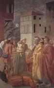 MASACCIO St Peter distributes the Goods of the Community and The Death of Ananias (mk08) France oil painting artist