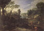 Poussin Landscape with Diogenes (mk05) oil painting picture wholesale