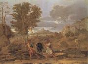 Poussin Apollo and Daphne (mk05) France oil painting artist
