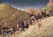 SASSETTA The Procession of the Magi (mk08) France oil painting artist