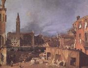 Canaletto Campo San Vitale and Santa Maria (mk08) oil painting picture wholesale