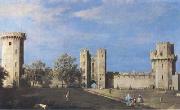 Canaletto The Courtyard of the Castle of Warwick (mk08) oil painting picture wholesale