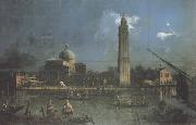 Canaletto Festa notturna alla chiesa di S.Pietro di Castello (mk21) oil painting picture wholesale