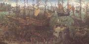Anonymous The Embarkation of Henry VIII at Dover (mk25) oil painting