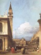 Canaletto The Piazzetta towards the Torre dell'Orologio (mk25) oil painting picture wholesale