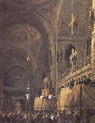 Canaletto Interior of San Marco (mk25) France oil painting artist