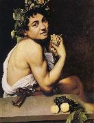 Caravaggio The Young Bacchus France oil painting artist
