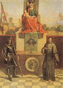 Giorgione Virgin and CHild with SS Francis and Liberalis France oil painting artist