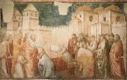 Giotto The Raising of Drusiana,Cappella Peruzzi oil painting artist