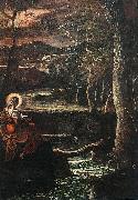 Tintoretto St Mary of Egypt France oil painting artist