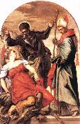 Tintoretto St Louis, St George and the Princess France oil painting artist