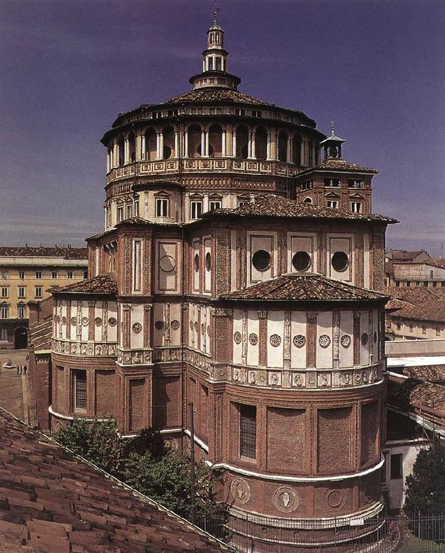 BRAMANTE Exterior of the church dfg France oil painting art