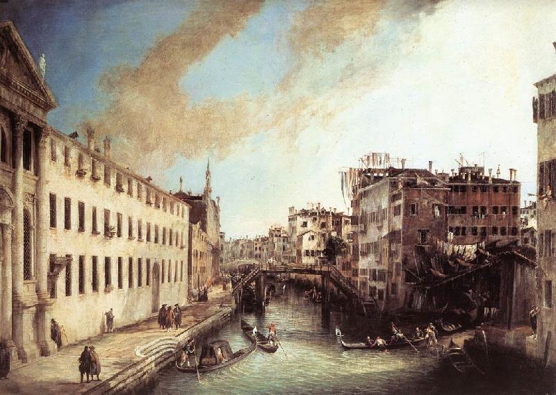 Canaletto Rio dei Mendicanti France oil painting art