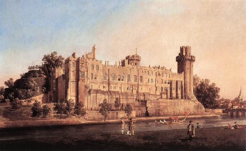 Canaletto Warwick Castle: the South Front df France oil painting art
