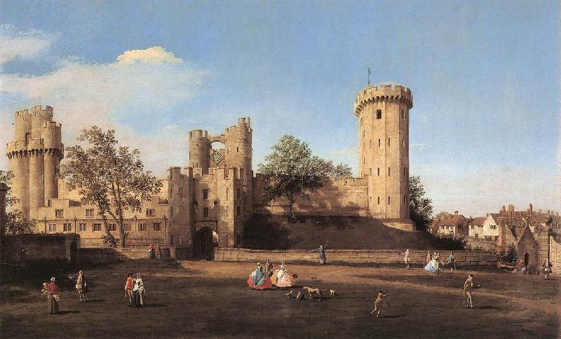Canaletto Warwick Castle: the East Front df France oil painting art