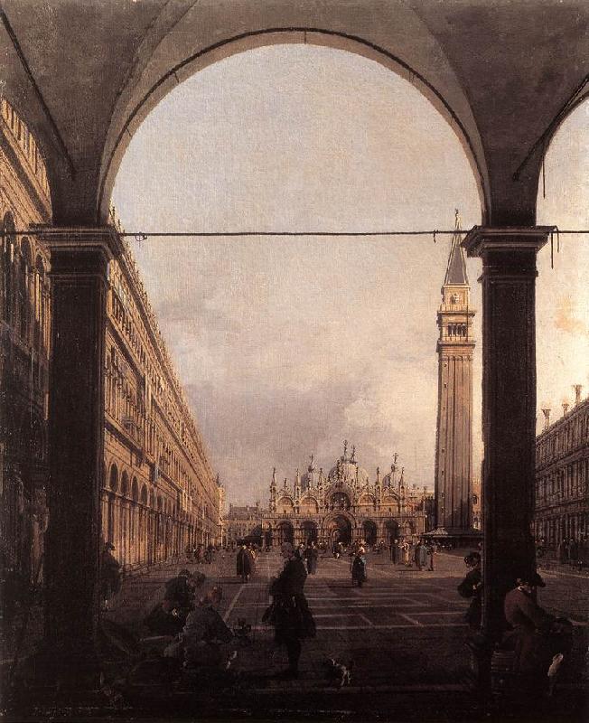 Canaletto Piazza San Marco: Looking East from the North-West Corner f oil painting picture