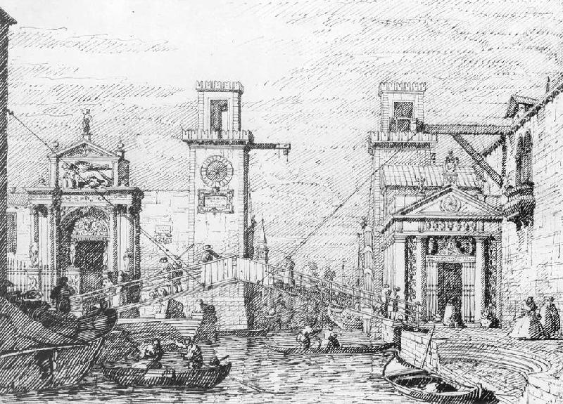 Canaletto The Arsenal: the Water Entrance g oil painting picture