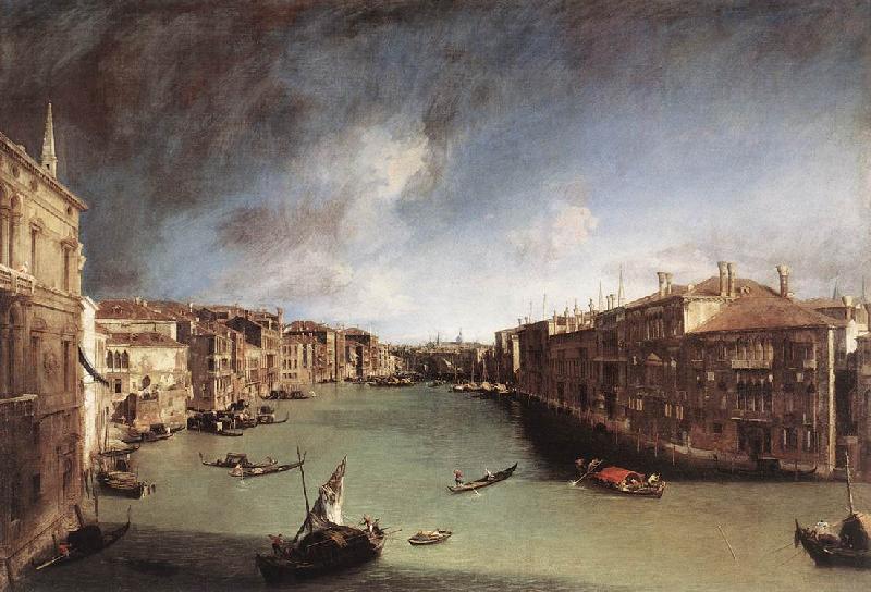 Canaletto Grand Canal, Looking Northeast from Palazo Balbi toward the Rialto Bridge oil painting image