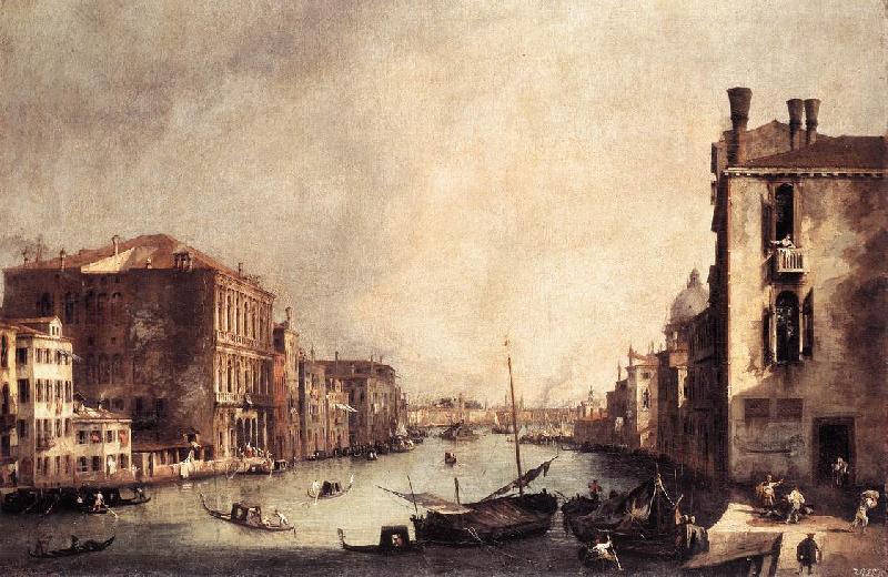 Canaletto Rio dei Mendicanti: Looking South France oil painting art