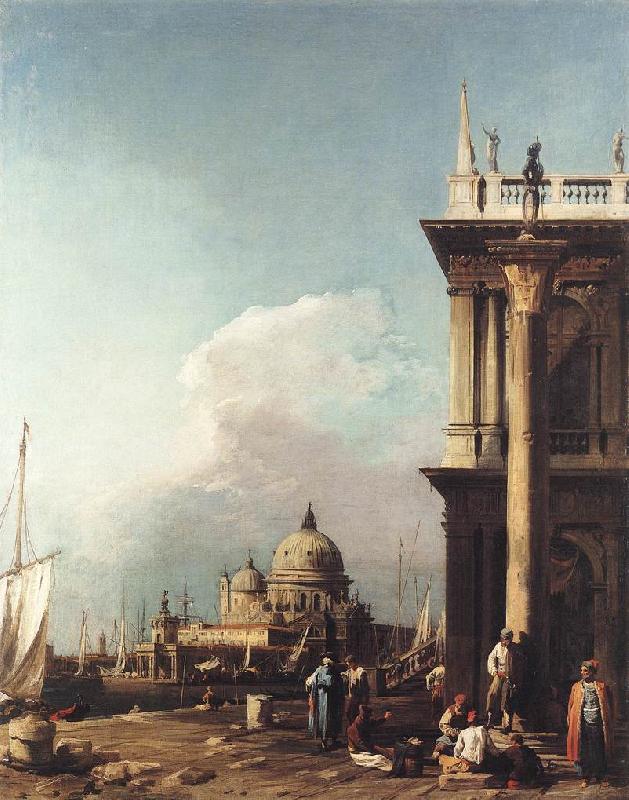 Canaletto Venice: The Piazzetta Looking South-west towards S. Maria della Salute sdfg France oil painting art