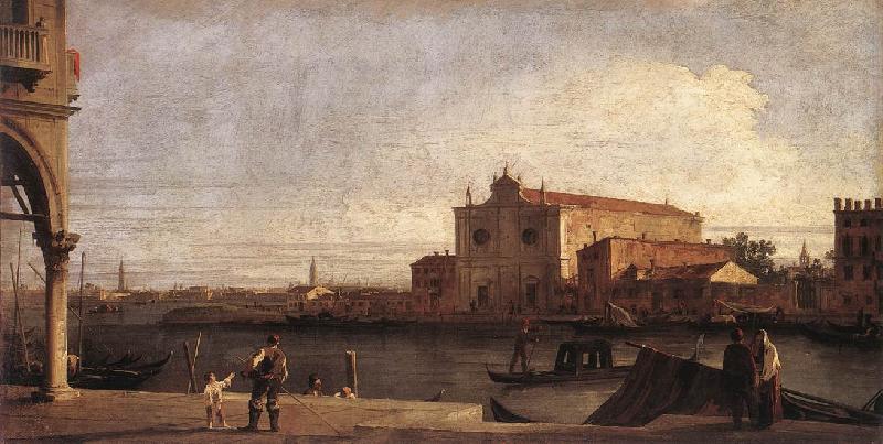 Canaletto View of San Giovanni dei Battuti at Murano d France oil painting art