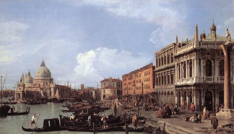 Canaletto The Molo: Looking West sf France oil painting art